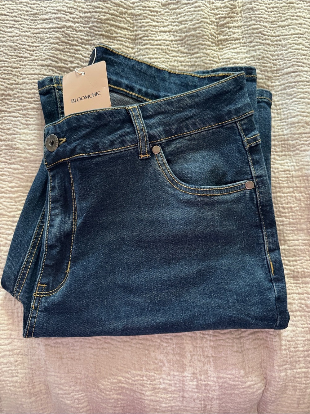 BloomChic Indigo Stretch Denim Jeans